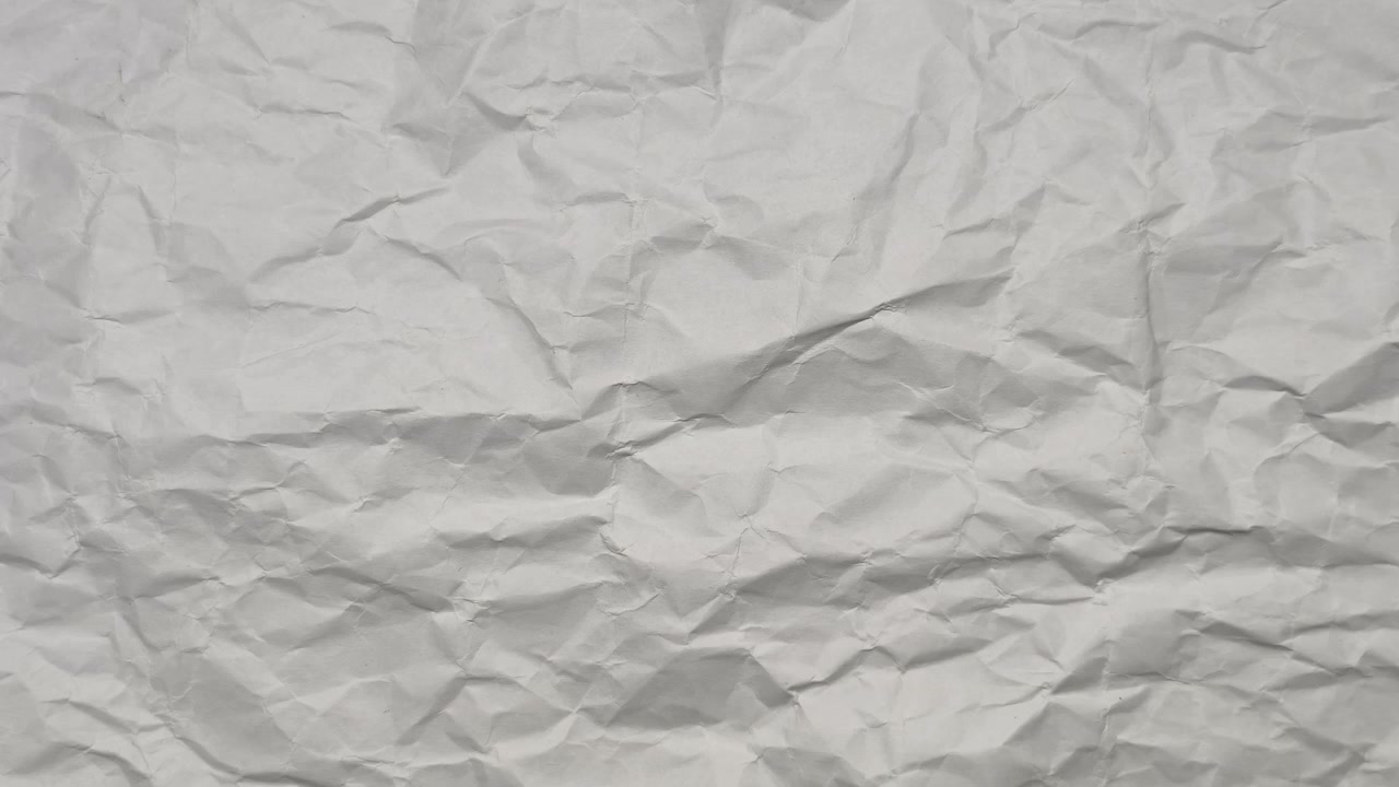 Textur von weißem zerknittertem Papierhintergrund