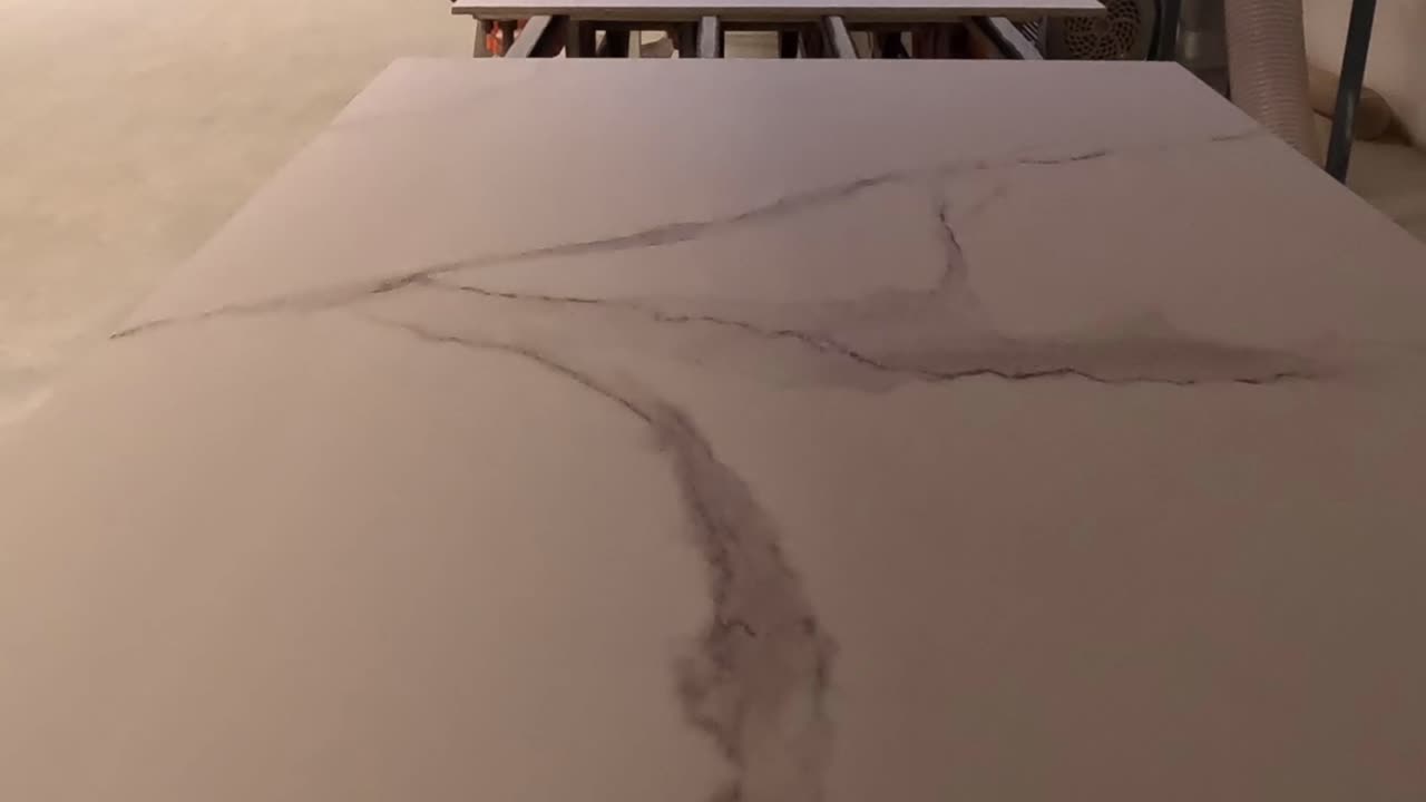 Large Format Marble Effect Porcelain Tile Manufacturing Process