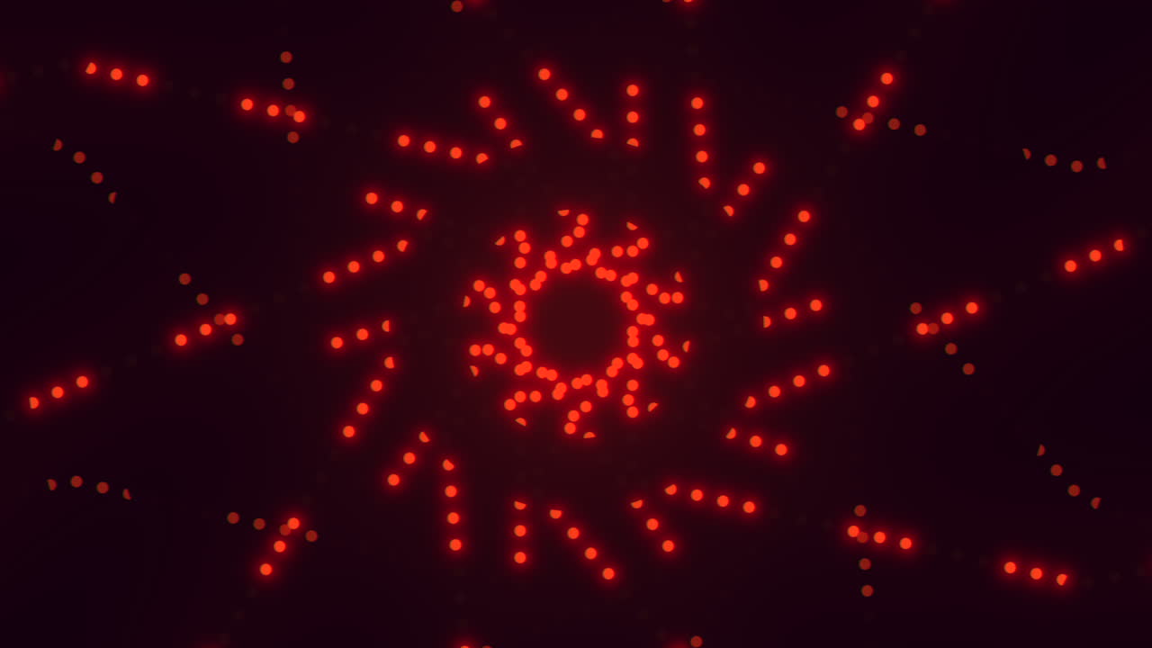 원형 으로 된 은 점 들 의 활기찬 나선형 패턴