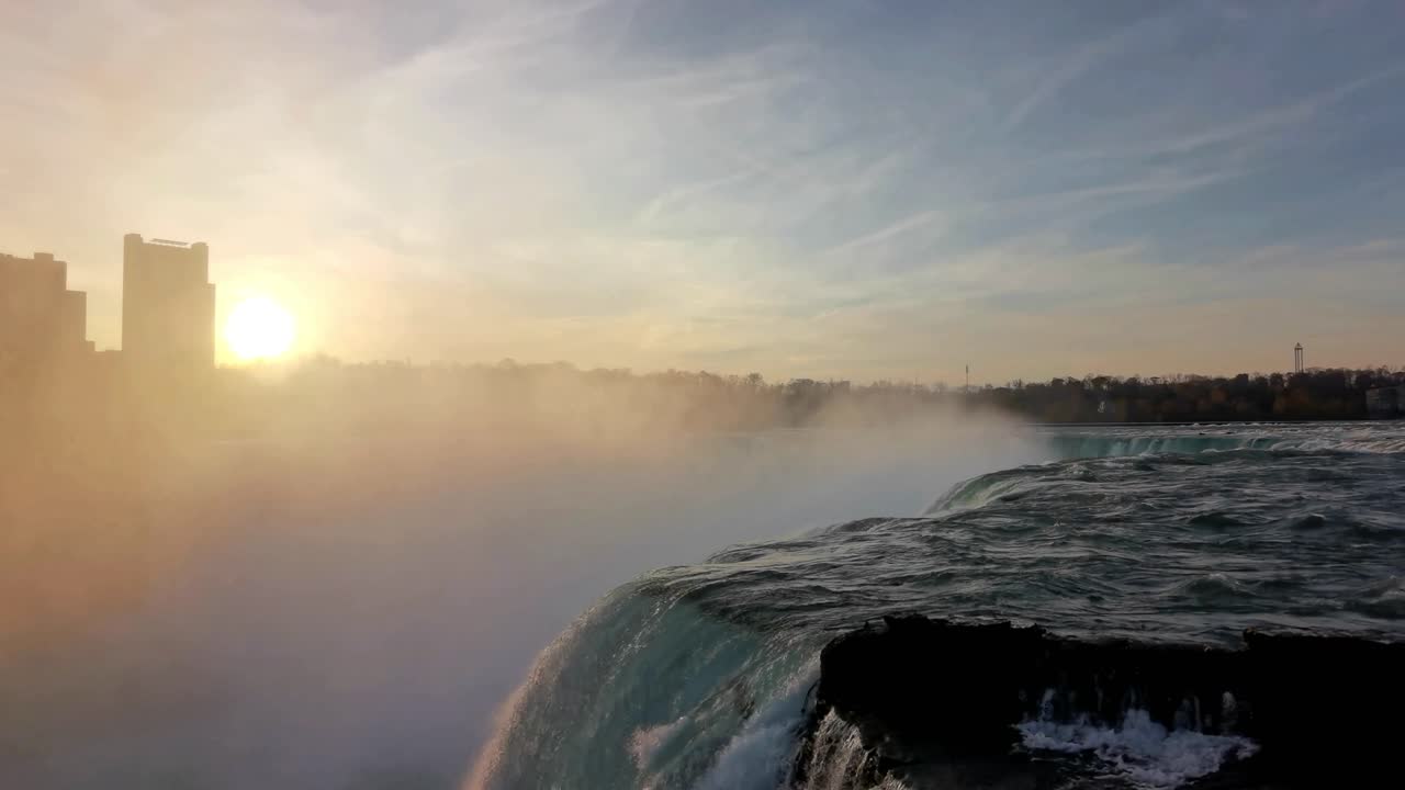 Sunrise over Niagara Falls