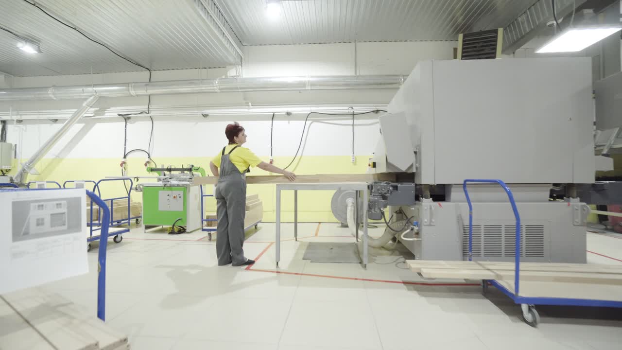 fábrica de carpintería - línea de producción industrial