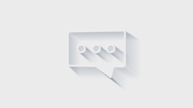 bubble icon isolated on white background. Accounting symbol. Business, education and finance. 4K Video motion graphic animation