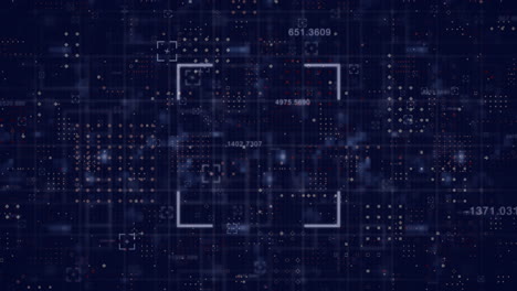 Animation of data processing over scope scanning