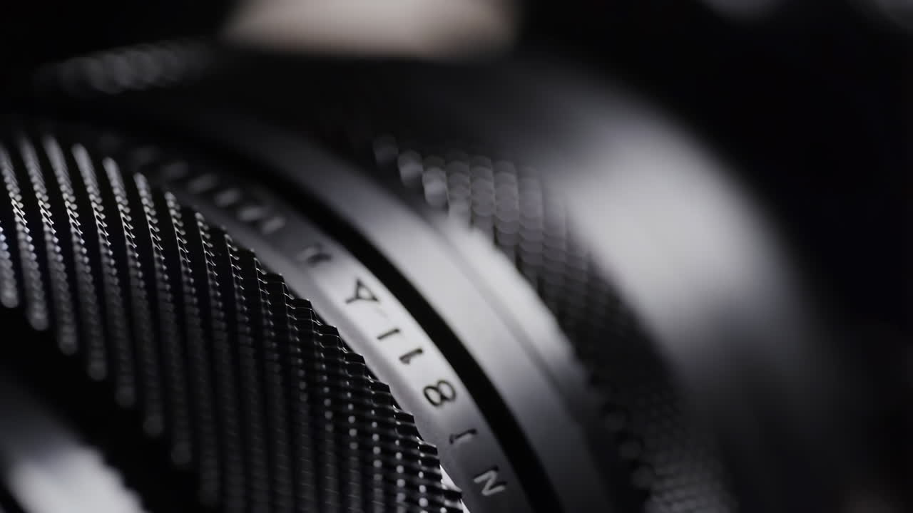 Abstract Macro Detail of a Dark, Textured Mechanical Surface