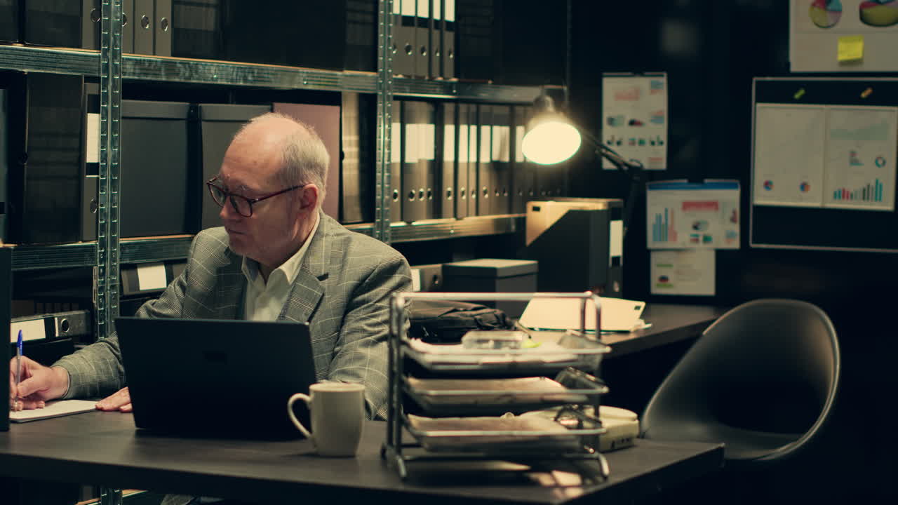 частный агент, работающий с секретными федеральными документами в архивной комнате