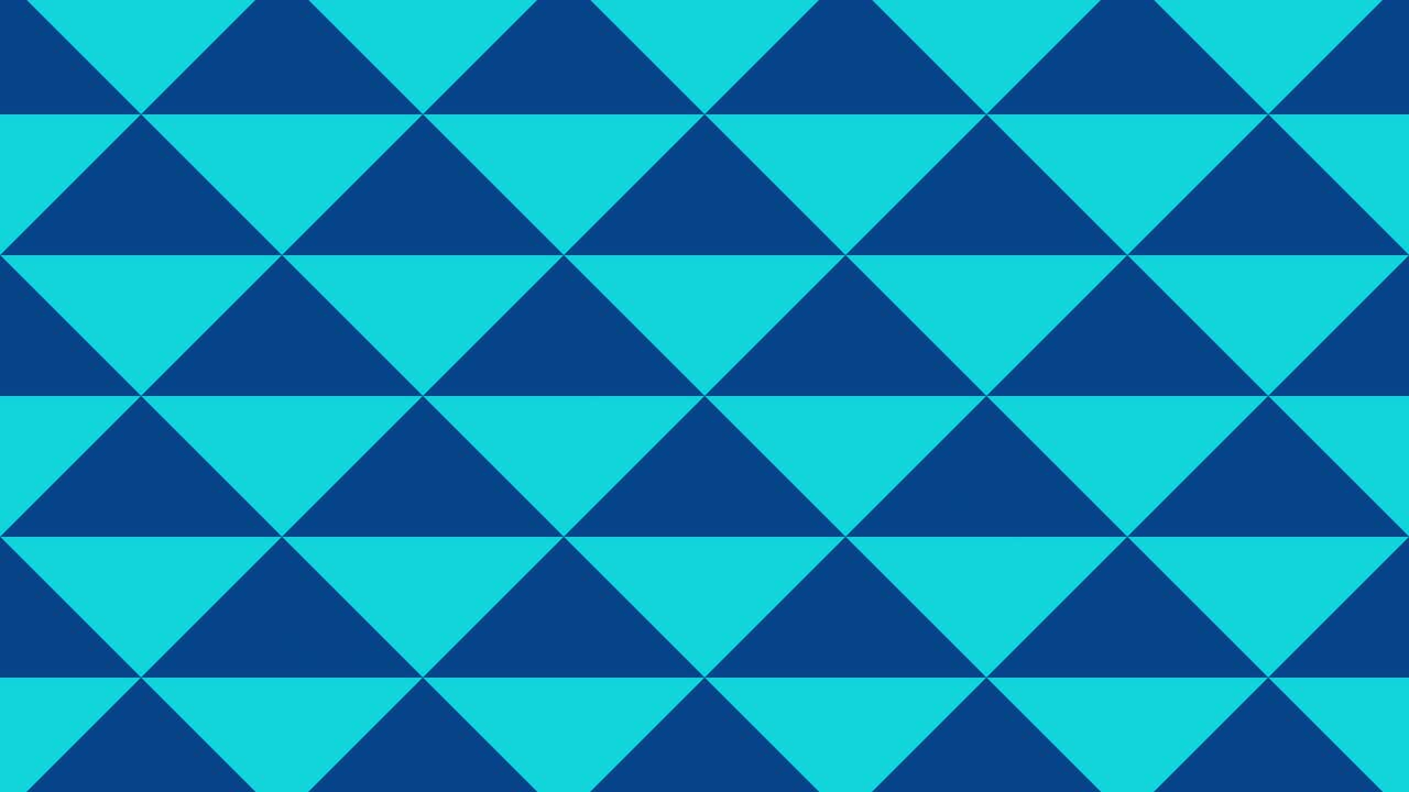 Abstract motion graphics in a multicolor mosaic. A simple geometric pattern with rainbow tiles is animated in a seamless loop.