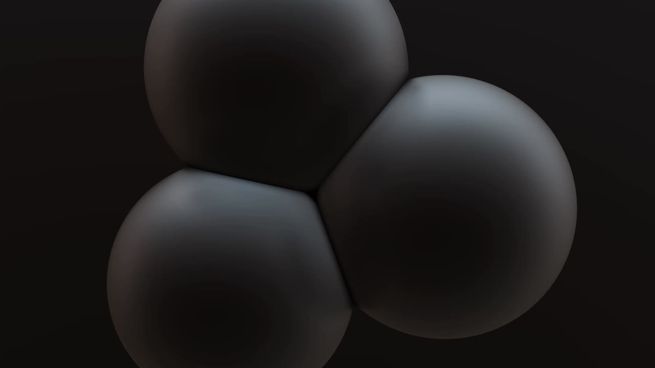 3d-рендеринг движущейся графики с абстрактными формами. петлевая анимация с беспрепятственными объектами узоров