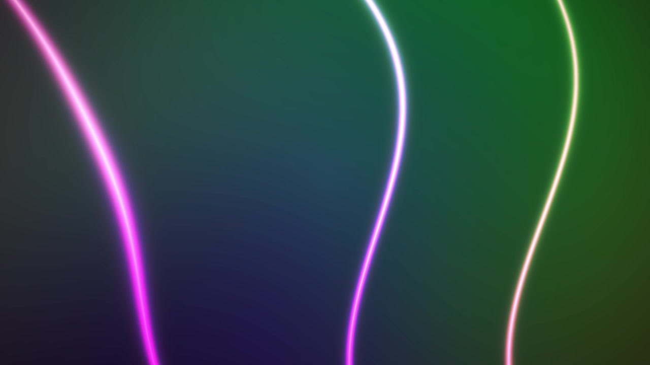 Sfondo Astratto con Onde di Luce Neon Luminose