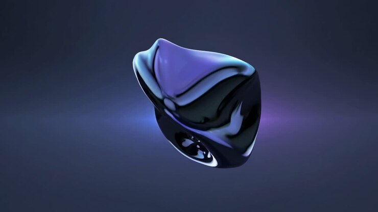 Abstract 3D Rendered Geometric Shapes