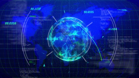 Animación-De-Visualización-De-Datos-Globales-Sobre-Un-Mapa-Mundial-Con-Puntos-De-Datos-Numéricos