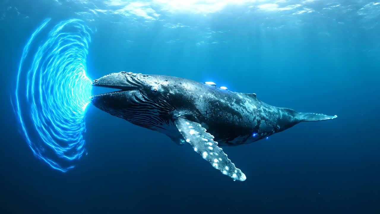 물  ⁇  에 있는 back whale