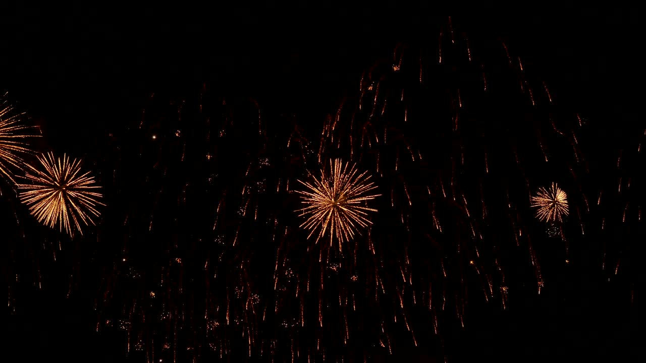 밤하늘의 불꽃놀이