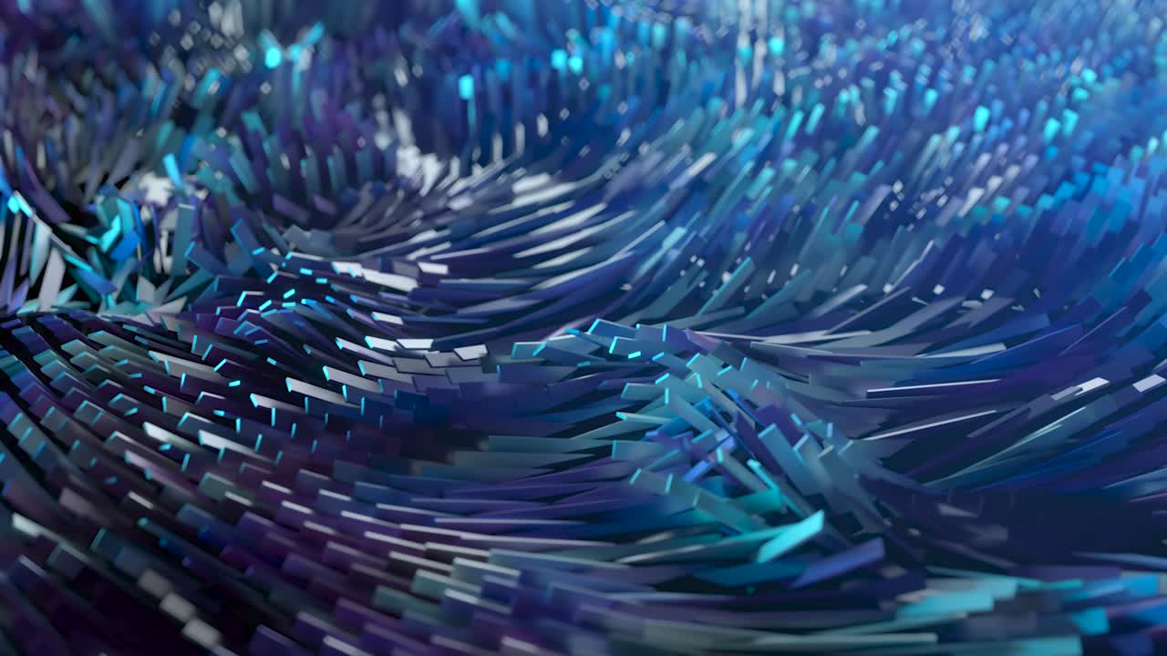 patrón de ondas geométricas abstractas azules y púrpuras