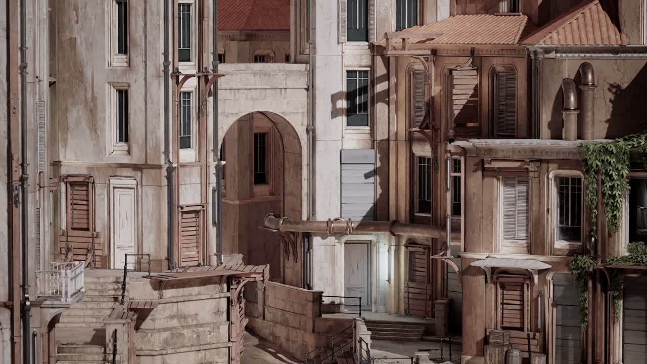 옛 도시 의 해변 부분 에 있는  ⁇ 만적 인 장소