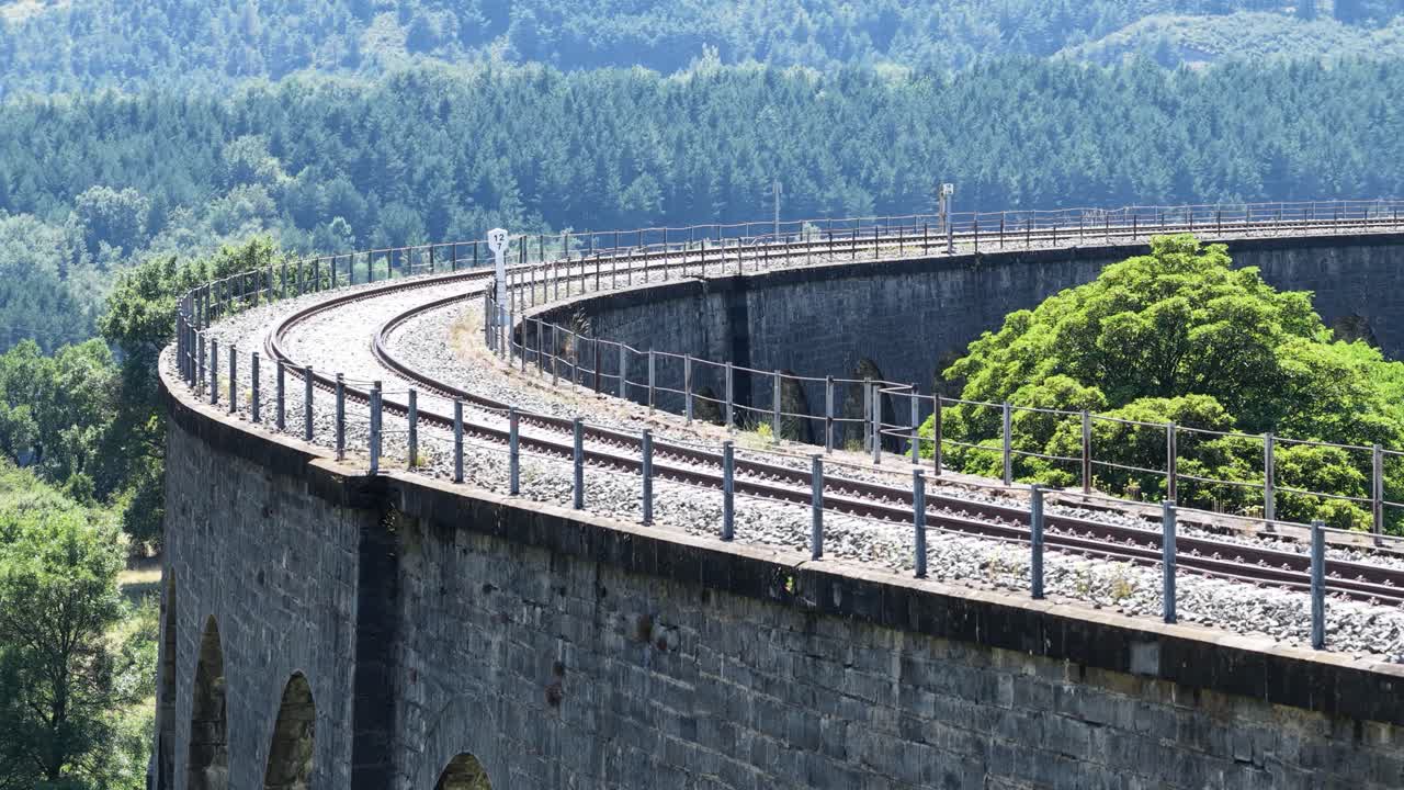 Curved Railway Viaduct