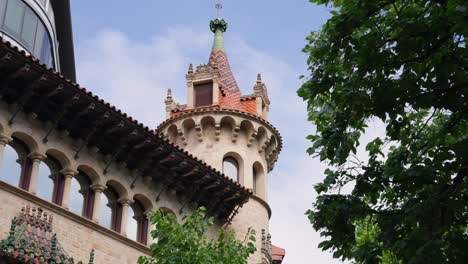 Casa-Terradas--roof-top-Barcelona,-Spain