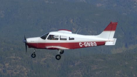 Side-View-of-Light-Single-Engine-Airplane-Flying-in-Formation