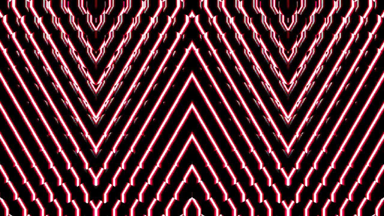 Beautiful video Lines of abstract backgrounds in multicolor textures. With red color reflection.