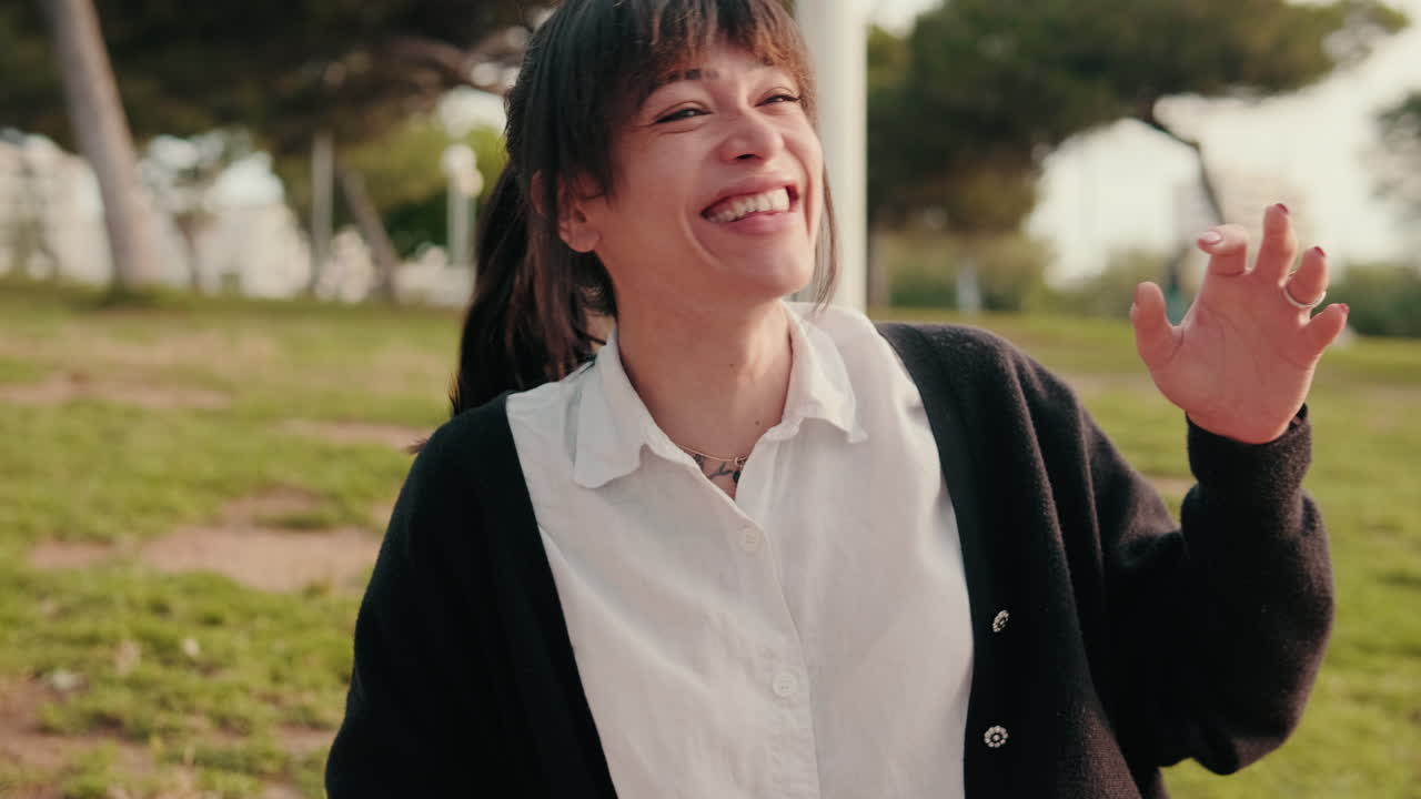 Friends Sharing Laughter at a Sunny Picnic