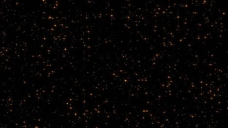 4k estrellas doradas y relucientes.