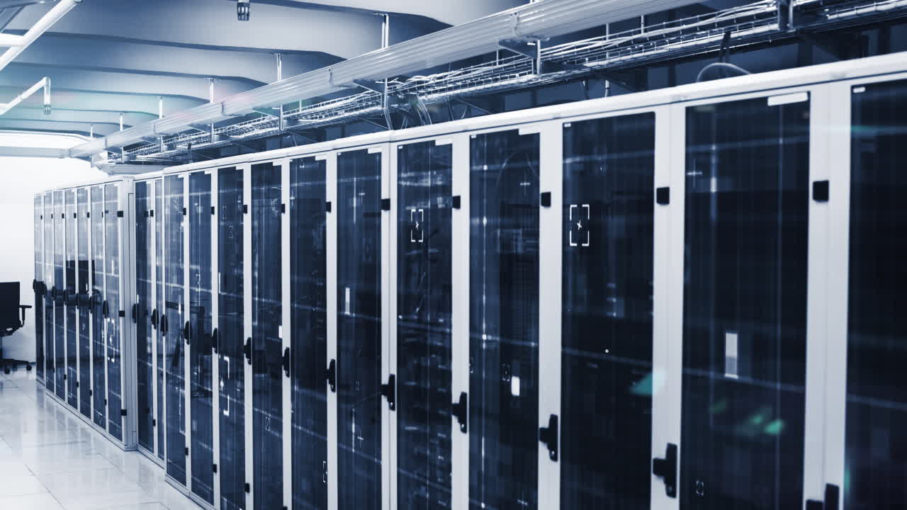 View of a server room