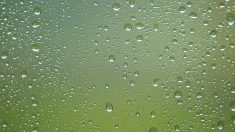 water drops on a window during a rainstorm