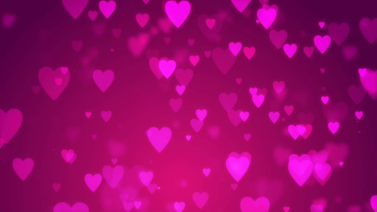 los corazones rosados abstractos de fondo de san valentín