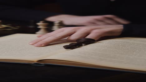 chess and book