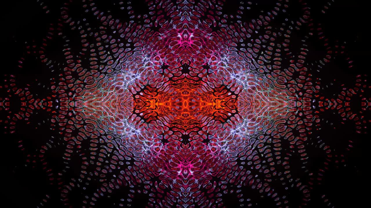 fondo de kaleidoscopio geométrico abstracto. patrón sin costuras de 4k. hermosa textura de mosaico de caleidoscopio