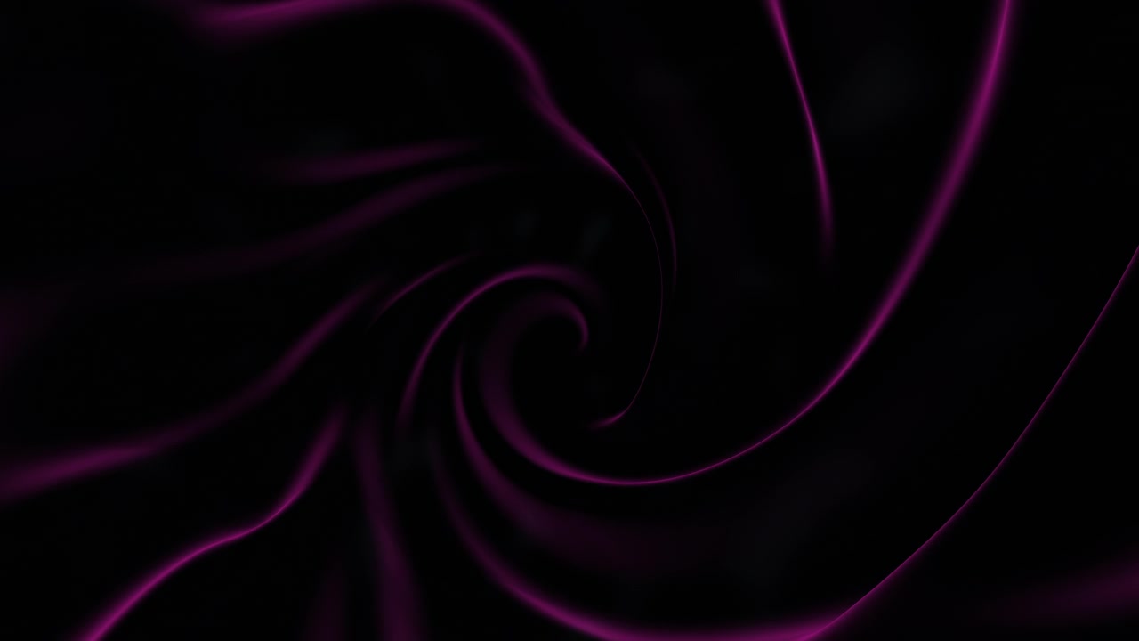 Onde mistiche fluide viola scuro su gradiente nero