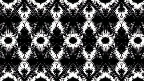 black and white geometric pattern