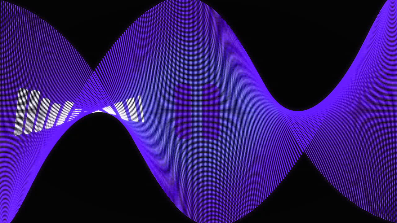 추상적인 보라색 파동 디자인