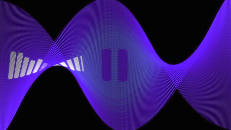 diseño de ondas púrpuras abstractas