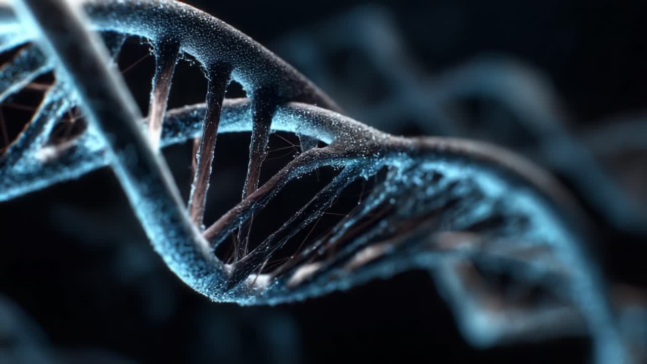 Esplorando la struttura molecolare del DNA: un viaggio affascinante attraverso l'elica e i suoi intricati motivi, svelando i misteri della vita.