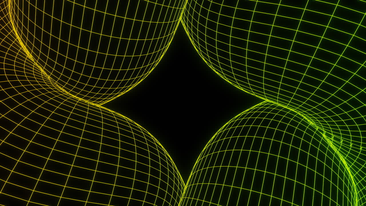 esferas de marco de alambre abstractas