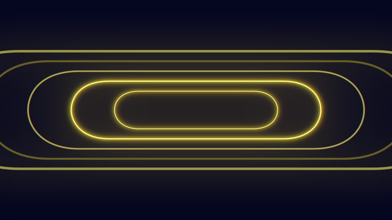 Dynamic yellow lines on a black background