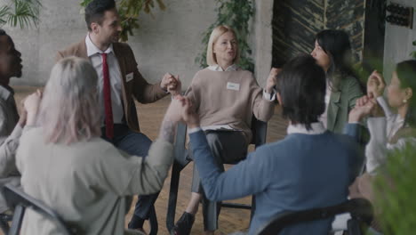 reunión del grupo de apoyo