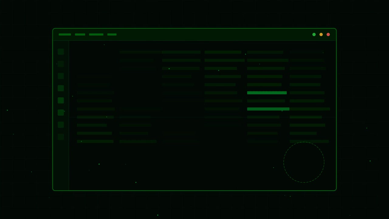 Digital Interface Displaying Dynamic Data Visualization