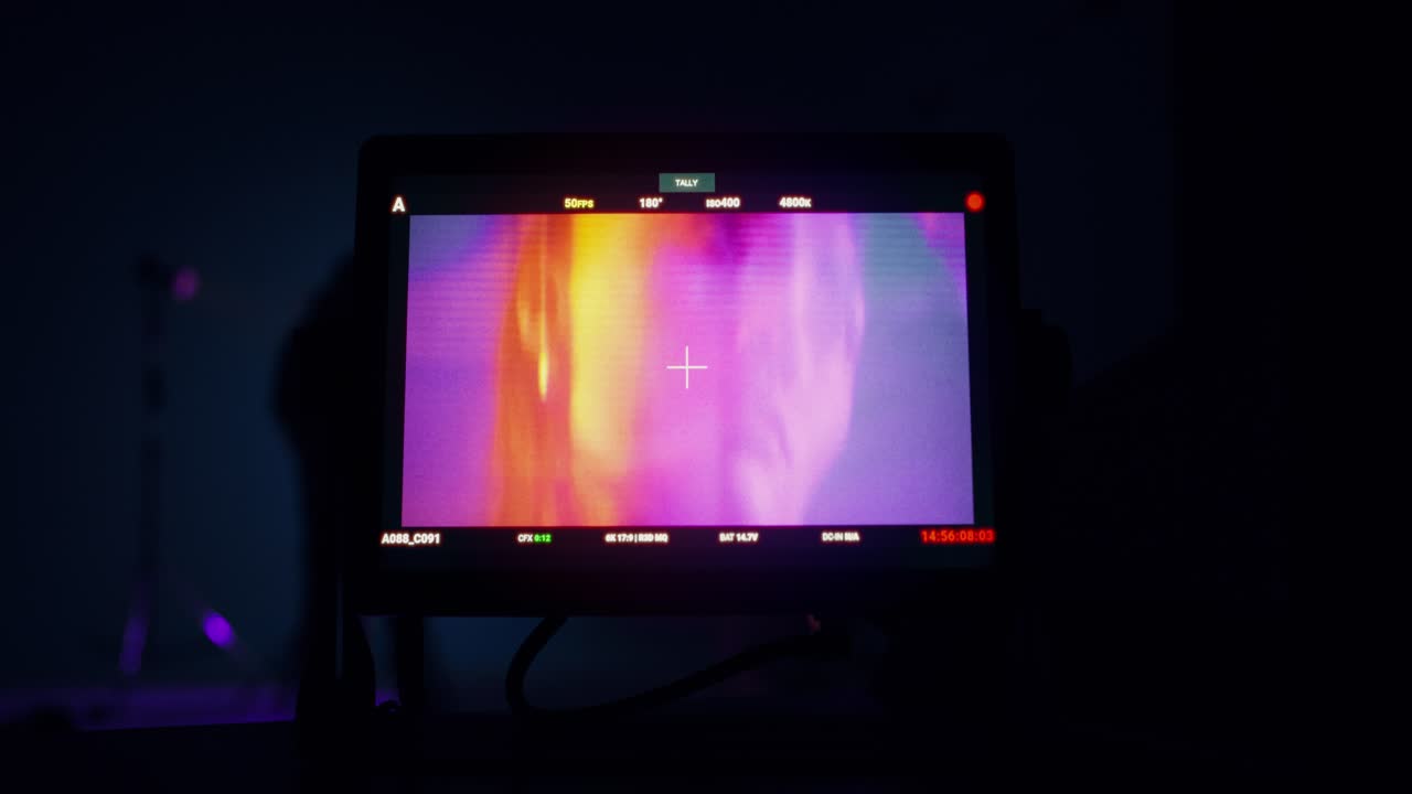Schermata della videocamera