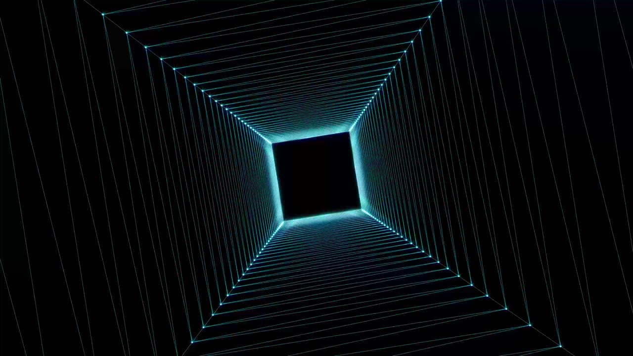 Abstract seamless tunnel motion background 4k