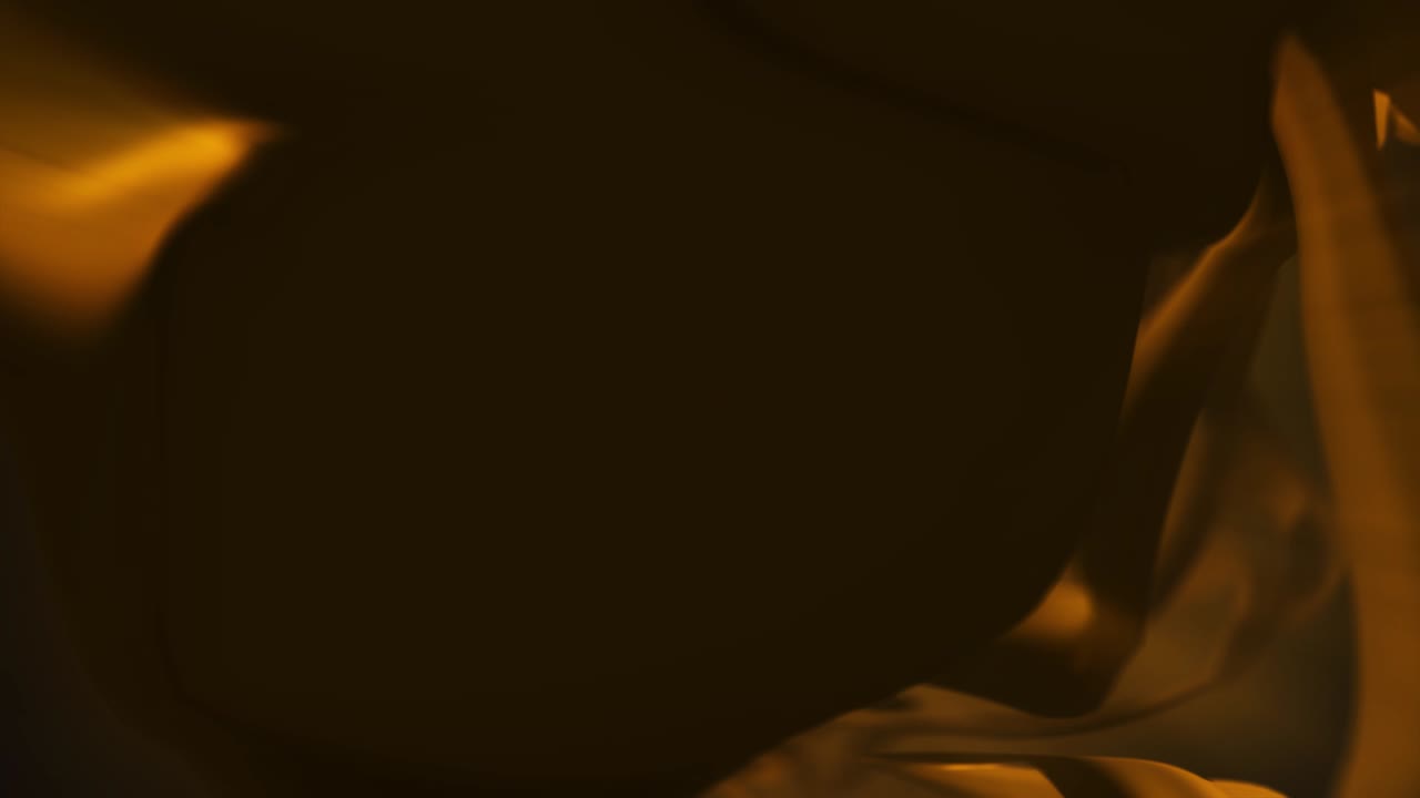 Golden Abstract Liquid Loop