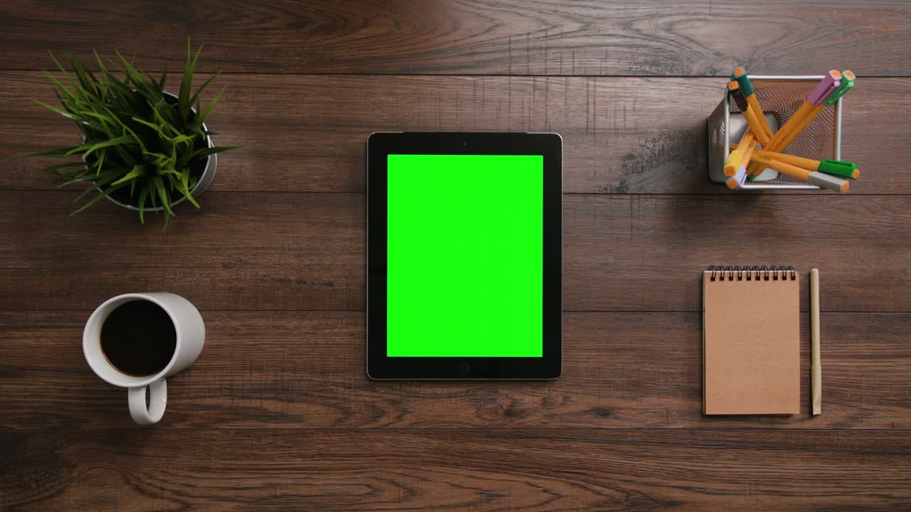 A Finger Touching an Digital Tablet