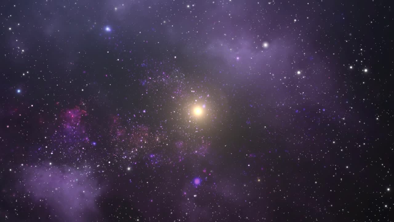 poeira espacial e estrelas no espaço