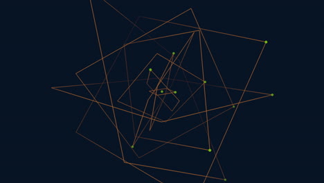 psychedelic cubes with neon dots and circles in dark space