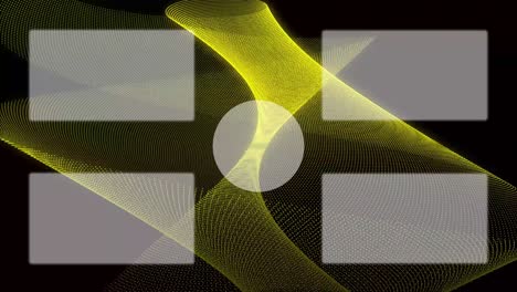 gráficos de movimiento de la pantalla de finalización de la tarjeta de finalización