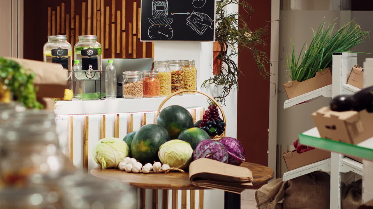 윤리적으로 공급되는 지역 식품 가게