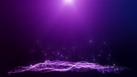 dark pink purple glow dust particles, light effect.