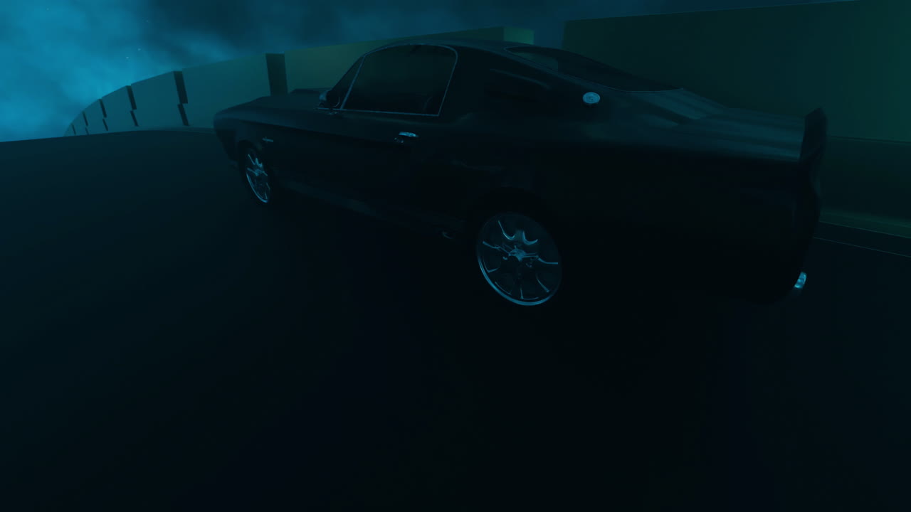 Mørk natt Mustang