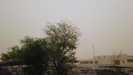 Sandstorm-in-city-of-Riyadh-–-Saudi-arabia