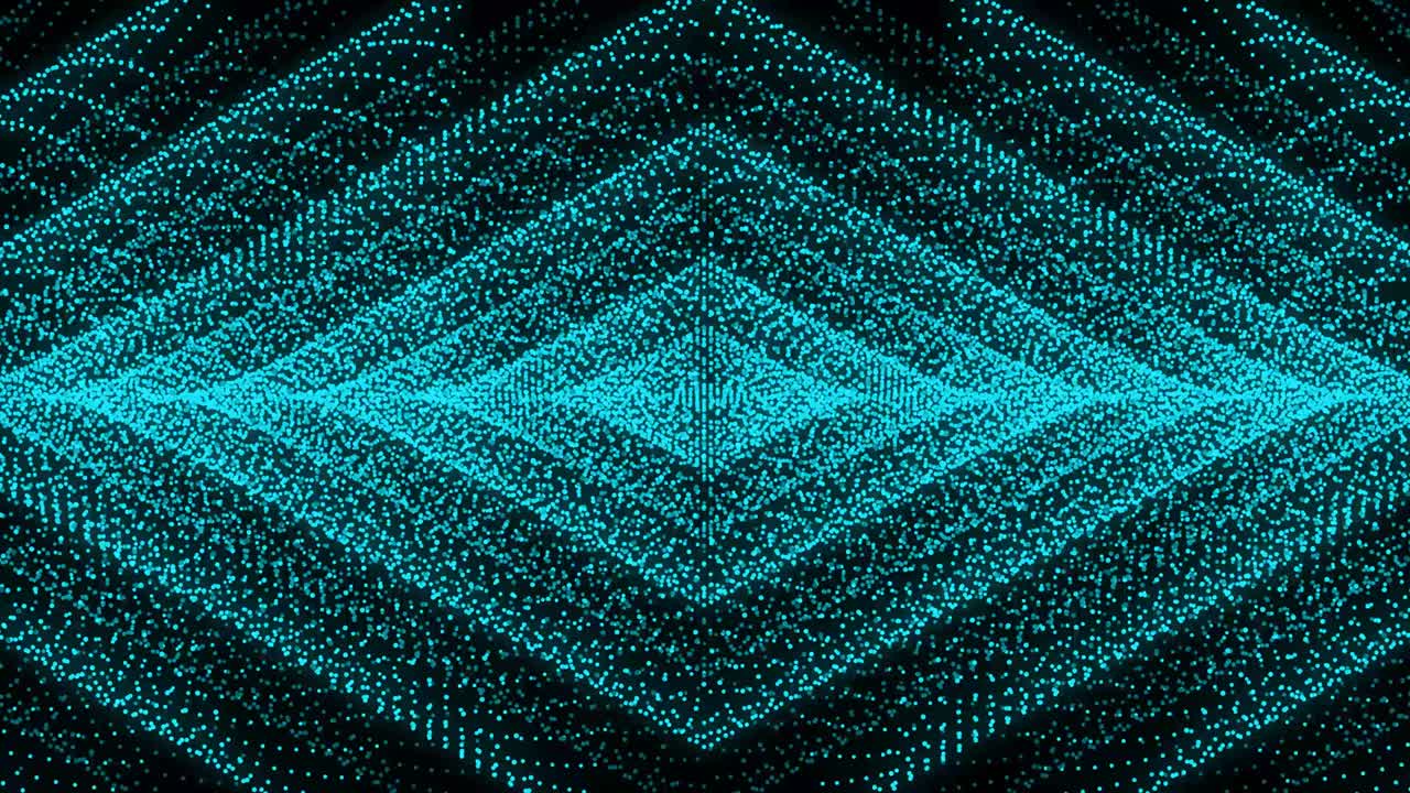 patrón de forma de punto de color azul claro animación gráficos de movimiento